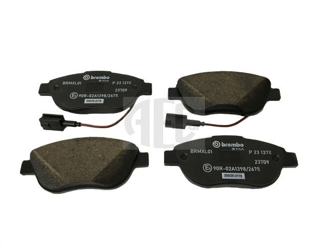 Front Brake Pads Set Brembo Xtra | Abarth 500 595