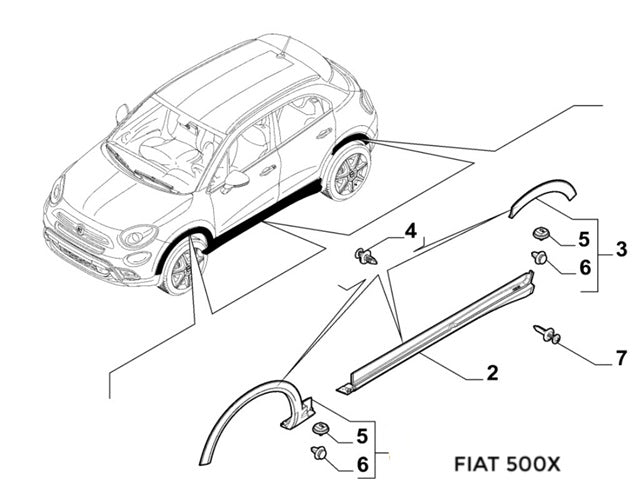 Clip Outer Trim Moulding