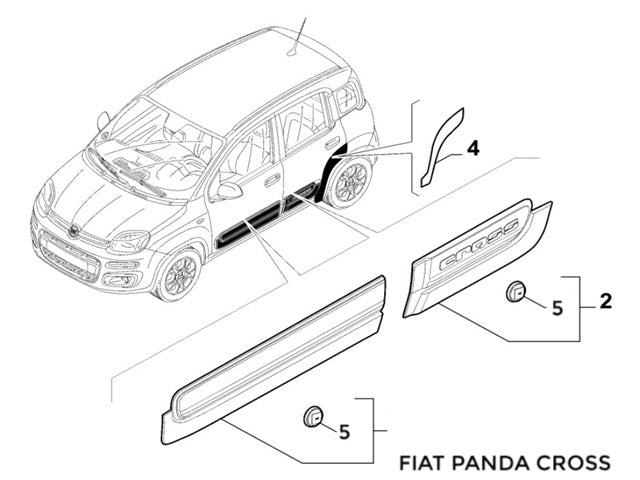 Clip Outer Trim Moulding