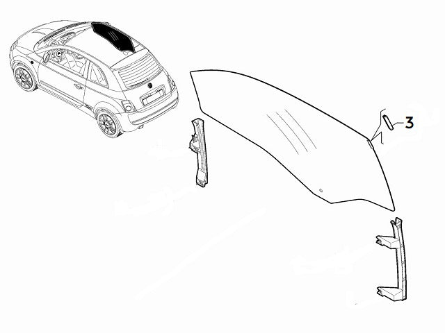 Clip Window Track | Abarth 500 595 695
