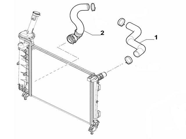 Bottom Radiator Hose | Panda