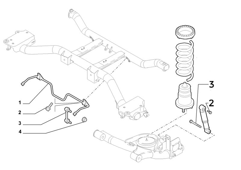 Rear Shock Absorber Lower Bolt