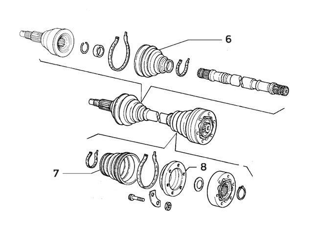 Inner Axle C.V. Boot/Plate | Alfa Romeo 155 Q4
