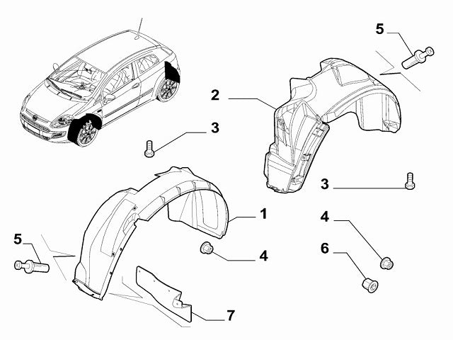 Clip Wheel Arch Liner