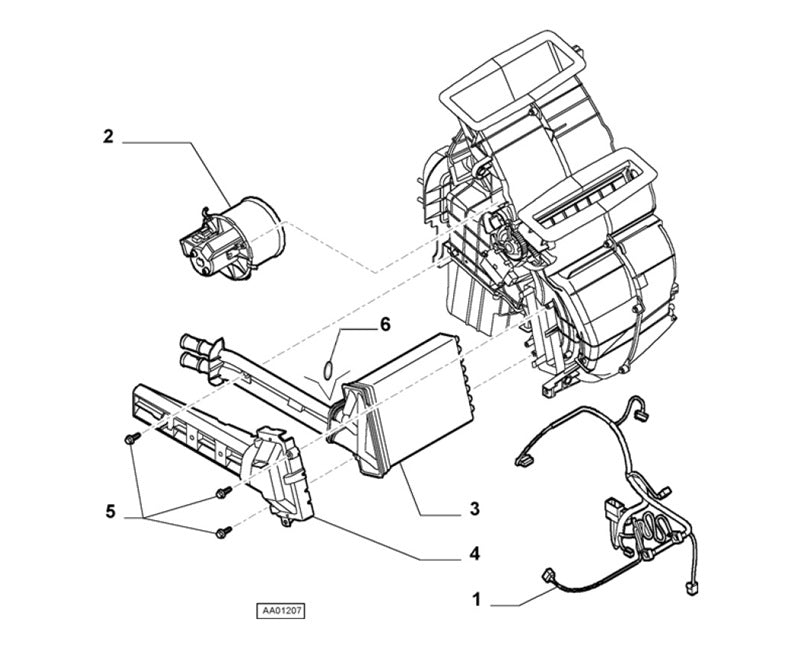 Heater Matrix | Abarth 500 595 695 -09/2011