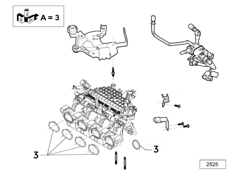 Inlet Manifold Gasket Seal Set | Fiat Abarth 124 Spider