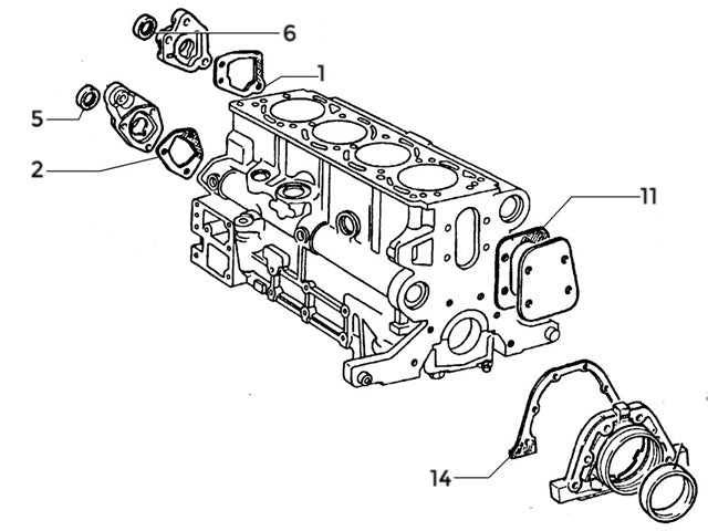 Balance Shaft Front-Lower Oil Seal | Integrale
