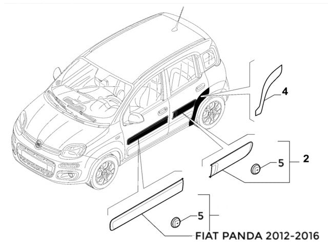 Clip Outer Trim Moulding