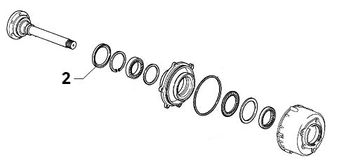 Right Front Differential Oil Seal | Integrale