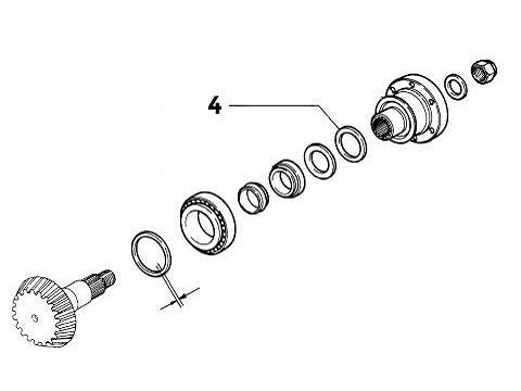 Front Differential Pinion Oil Seal | Integrale