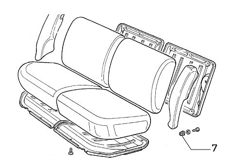 Clip Various Interior/Front Grille | Delta HF
