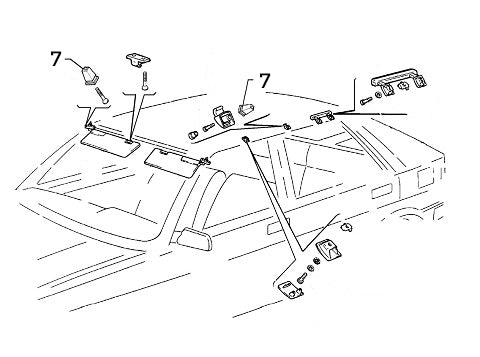 Clip Various Interior/Front Grille | Delta HF