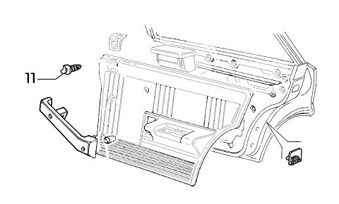 Door Panel Trim Clip | Integrale