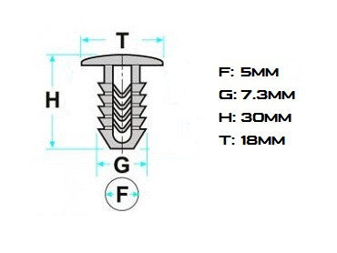 Button (Carpets, Boot Carpets) Integrale & Evolution - AE CAR - 5