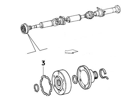 Prop Shaft Joint Gasket | Alfa Romeo 155 Q4