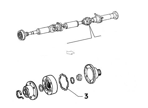 Prop Shaft Joint Gasket | Alfa Romeo 155 Q4