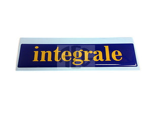 Integrale Tailgate Badge