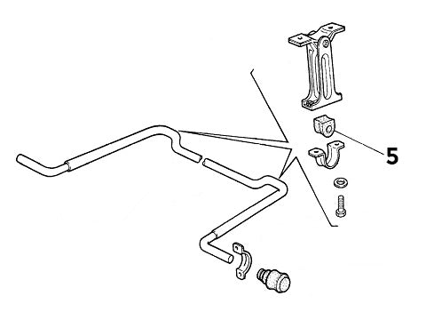 Bush Rear Anti-Roll Bar Inner | Integrale