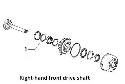 Lock Ring Drive Shaft & Prop Shaft | Integrale