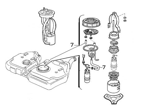 Fuel Hose In-Tank Pump | Alfa Romeo 155 Q4