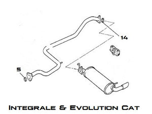Exhaust Seal Integrale & Evolution Cat - AE CAR - 2