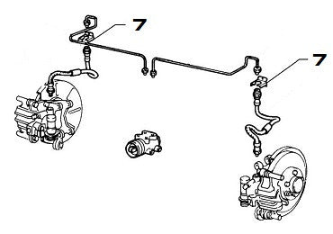 Clip (Brake Pipe) Delta HF - AE CAR - 3