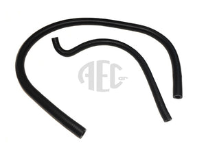 Silicone power steering hose set for Lancia Delta HF Integrale 2.0 8V (1987-1990) O.E. Part Number: 82445440, 82445441. O.E. black finish oil-resistant silicone hoses. In diagram image no: 6 & 7