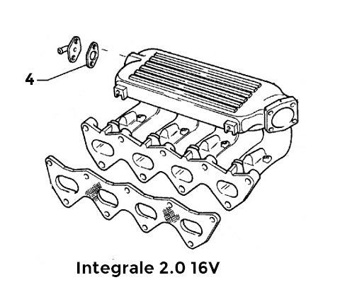 Inlet Manifold Breather Gasket | Integrale