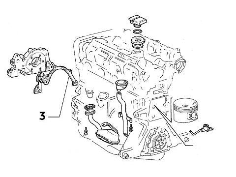 Crankshaft Gasket Front | Alfa Romeo 155 Q4