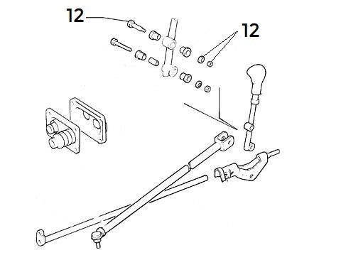 Bolt Set Upper Gear Lever | Delta HF