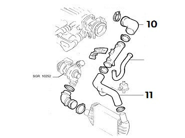 Hose (Intercooler) Alfa Romeo 155 Q4 - AE CAR - 2
