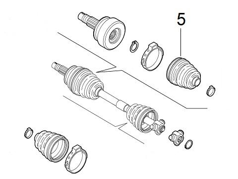 Outer Axle C.V. Boot | Abarth Punto