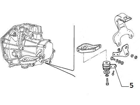 Powerflex Bush Gearbox/Engine Mount | Delta HF