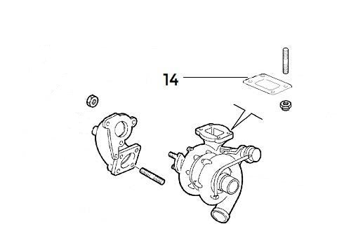 Exhaust Manifold to Turbo Gasket | Delta HF