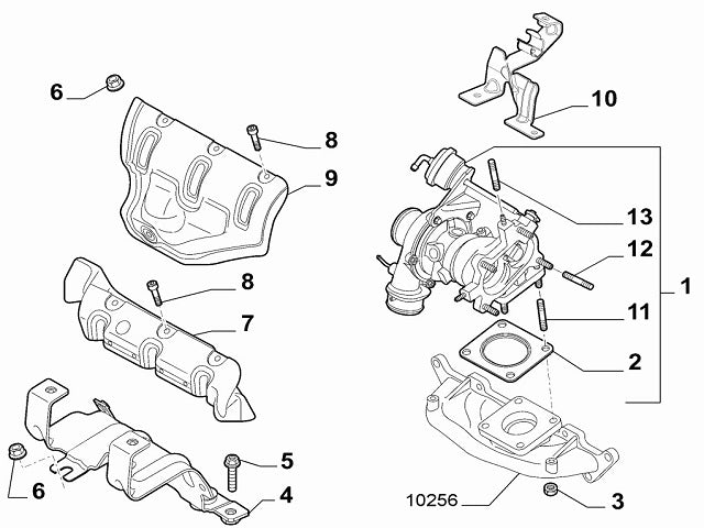 Exhaust Manifold to Turbo Gasket | Abarth Punto