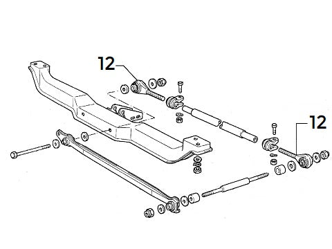 Bush Rear Track Rod | Delta HF