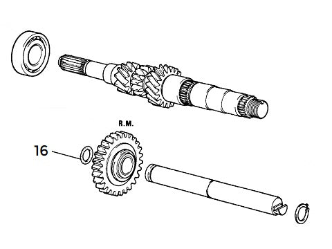 Transmission Shaft O Ring | Integrale