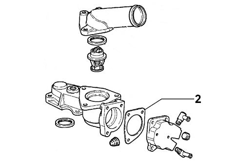 Thermostat Housing Side Gasket | Delta HF
