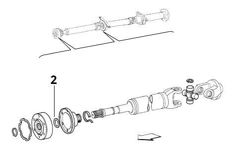Prop Shaft Joint Lock Washer | Integrale