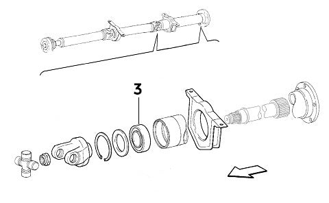 Bearing Prop Shaft Rear | Integrale