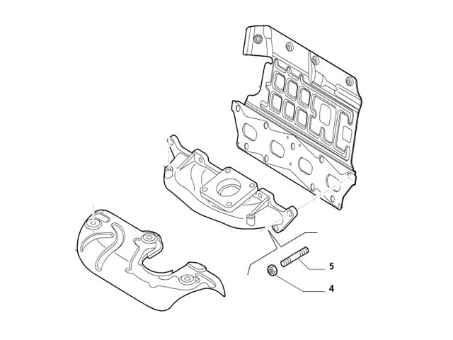Exhaust Manifold to Cylinder Head Stud 40mm | Abarth Punto