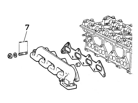 Exhaust Manifold Stud | Alfa Romeo 155 Q4