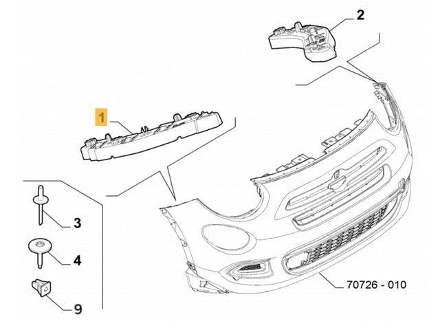 Clip Front & Rear Bumper