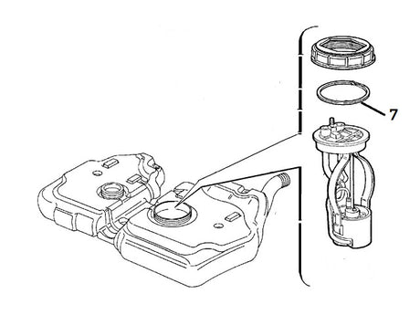 Seal Fuel Pump Housing | Alfa Romeo 155 Q4