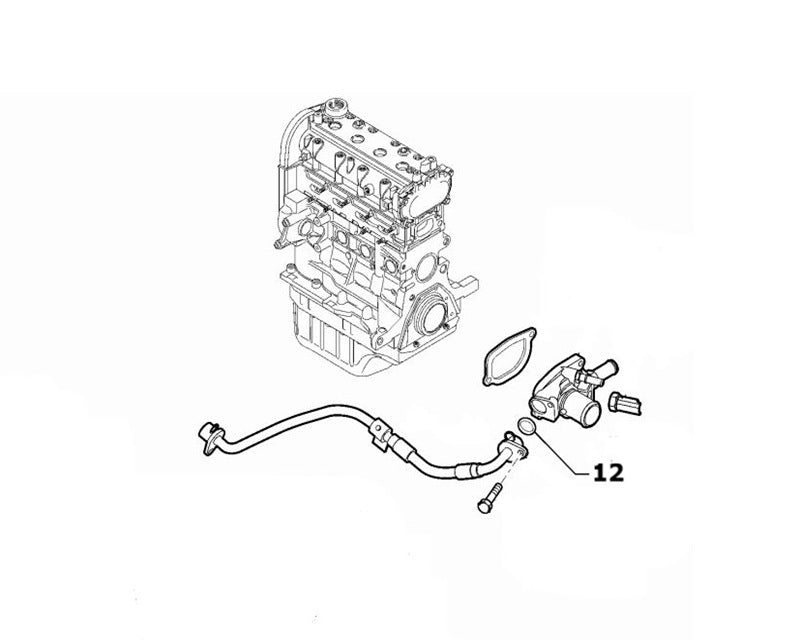 Coolant Pipe/Thermostat O Ring