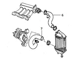 Intercooler/Throttle Body Hose | Integrale 16V
