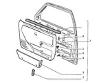Sill Moulding, Door Panel Trim Clip