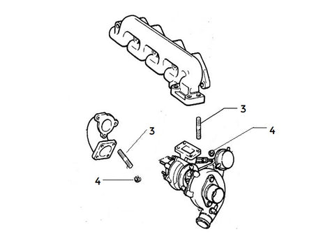 Turbo Elbow & Exhaust Manifold Nut | Alfa Romeo 155 Q4