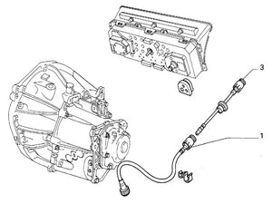 Speedo Cable Upper Instrument End | Integrale