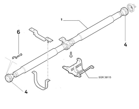 Prop Shaft Bolt